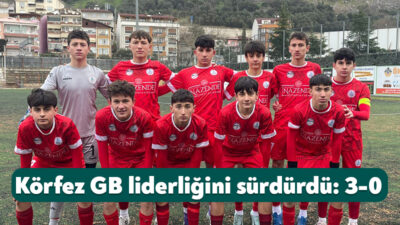 Pazar günü Hereke Stadı’nda oynanan karşılaşmada U15 Futbol Ligi 5.