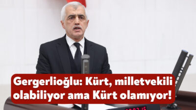 DEM Parti Kocaeli Milletvekili Ömer Faruk Gergerlioğlu, TBMM Genel Kurulu'nda