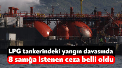 Kocaeli'de 2017 yılında LPG tankerinde tanklardan denize boşaltılan gazın patlaması