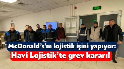 Çayırova’da faaliyet göstere ve ünlü gıda şirketi McDonald’s’ın lojistik hizmetlerini