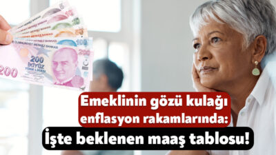 Türkiye’de milyonlarca emekli ve memur gözünü yarın açıklanacak enflasyon rakamına