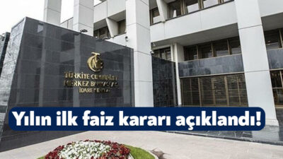 TCMB, 2026 yılının ilk faiz toplantısını bugün gerçekleştirildi. Fatih Karahan’ın