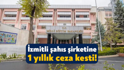 Milli Eğitim Bakanlığı, Kocaeli’de faaliyet gösteren Onur Yoldaş isimli şahıs