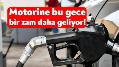 Akaryakıta yeni bir zam haberi daha geldi. Motorinin litre fiyatına