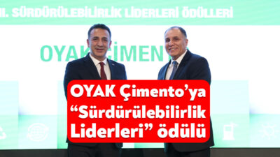 OYAK Çimento, InBusiness Dergisi tarafından düzenlenen “Sürdürülebilirlik Liderleri Ödülleri”nde, çevre