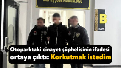 Kocaeli'nin İzmit ilçesinde otoparkta motokurye arkadaşını bıçaklayarak öldüren şüpheli ifadesinde,