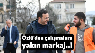 Başiskele Belediye Başkanı M. Yasin Özlü, ilçede devam eden üstyapı