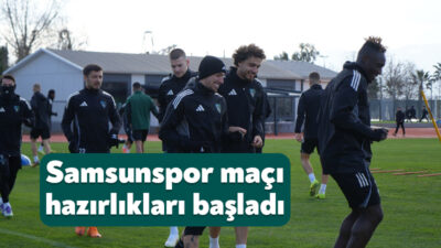Trendyol Süper Lig’de Kocaelispor, cumartesi günü konuk olacağı Samsunspor maçının