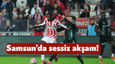 Trendyol Süper Lig'in 19. haftasında Samsunspor, sahasında karşılaştığı Kocaelispor ile