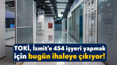 TOKİ tarafından Kocaeli’ye 454 adet işyeri yapılacak. Daha önce Başiskele’ye
