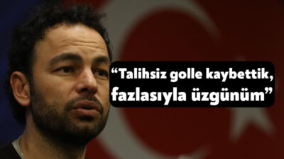 Kocaelispor Teknik Direktörü Selçuk İnan, Trabzonspor karşısında kazanmayı fazlasıyla hak