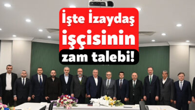 Kocaeli Büyükşehir Belediyesi’nin iştirakleri arasında yer alan İzaydaş’ta toplu sözleşme
