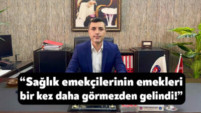 Türk Sağlık Sen Kocaeli Şube Başkanı Adem Ayata, memur maaşlarına