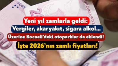 Türkiye 2026 yılına zamlarla ‘merhaba’ dedi. Akaryakıttan alkole, pasaport ve
