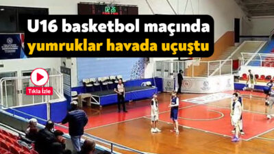 Kocaeli’de oynanan U16 maçında tribündeki veliler arasında çıkan kavga nedeniyle