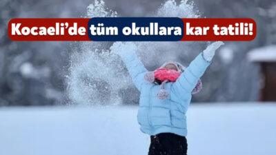Kocaeli Valiliği, akşam saatlerinde 12 Ocak’ta taşımalı eğitime ara verildiğini