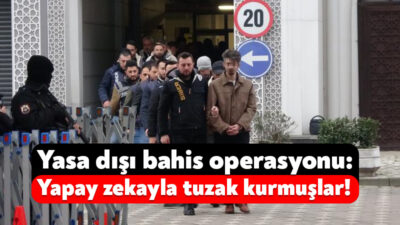Kocaeli merkezli 28 ilde düzenlenen yasa dışı bahis operasyonunda adliyeye