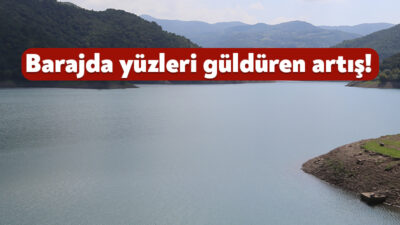 Kocaeli’nin en büyük barajı olan Yuvacık Barajı’nda bir ara su