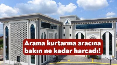 Kartepe Belediyesi, arama kurtarma aracı almak için 22 Aralık’ta ihaleye