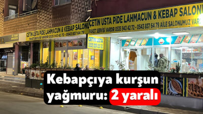 Kocaeli'nin Gebze ilçesinde bir kebapçı dükkanına, içerisinde vatandaşların bulunduğu sırada