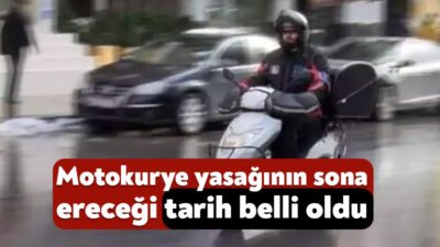 Kocaeli’de etkili olan kar yağışı nedeniyle bugün sabah saatlerinde motosiklet