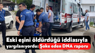 Kocaeli'nin Gölcük ilçesinde boşandığı eşini öldürdüğü, oğlunu da yaraladığı gerekçesiyle