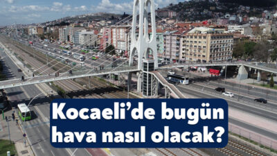 Meteoroloji, 14 Şubat 2026 tarihli Kocaeli hava durumu raporunu yayınladı.