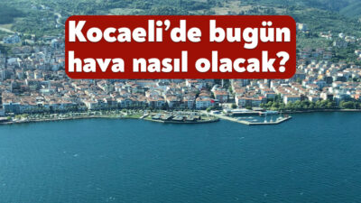 Meteoroloji tarafından 28 Şubat 2026 Kocaeli hava durumu raporunu yayınladı.