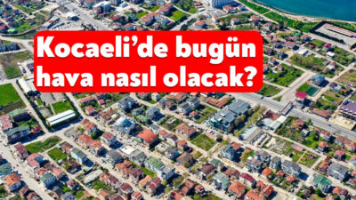 Meteoroloji tarafından 3 Şubat 2026 tarihli Kocaeli hava durumu raporu