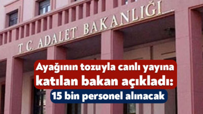 Adalet Bakanı Akın Gürlek, atanmasından kısa bir süre sonra ilk