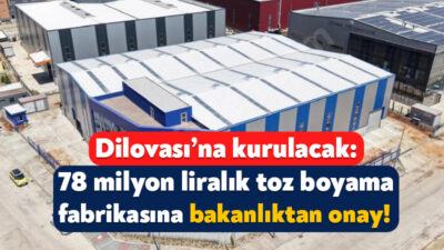 Alustore Alüminyum Şirketi, Dilovası OSB’de toz boyama tesisi için ÇED