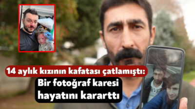 Yalova'da komşusunun saldırısına uğrayan babanın burnu kırılmış, kucağındaki 14 aylık