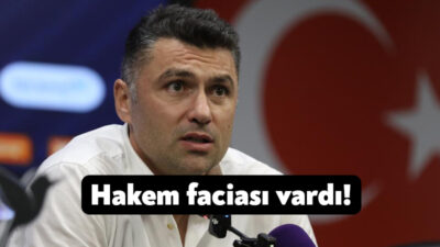 Gaziantep FK Teknik Direktörü Burak Yılmaz, Kocaelispor maçında hakem faciası