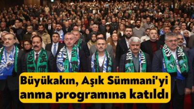 Başkan Büyükakın, KEDFE ve Kocaeli Yerel Kültür Platformu'nun Aşık Sümmani'yi