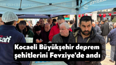 Kocaeli Büyükşehir Belediyesi, Kahramanmaraş merkezli 6 Şubat depremlerinin 3. yıl