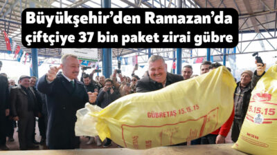 Kocaeli Büyükşehir Belediyesi, il genelindeki 5 bin çiftçiye verilecek olan