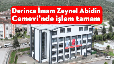 Kocaeli Büyükşehir Belediyesi’nin Derince’de inşa ettiği İmam Zeynel Abidin Cemevi,
