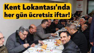 Ramazan ayı boyunca iftarlarda ücretsiz olarak hizmet veren Derince Kent