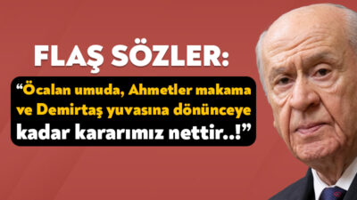 MHP Genel Başkanı Devlet Bahçeli, partisinin TBMM Grup Toplantısı’nda açıklamalarda