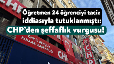 CHP Kocaeli İl Eğitim Komisyonu, Dilovası’nda 24 çocuk öğrenciyi taciz