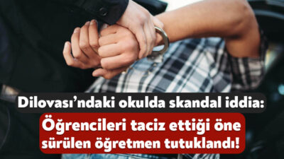 Dilovası Mübeccel Çolakoğlu Ortaokulu’nda 1994 doğumlu O.M.isimli bir öğretmenin çok