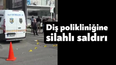 Kocaeli'nin Gebze ilçesinde bir diş polikliniğine otomobilden silahla ateş açıldı.