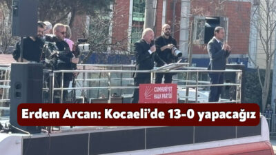 CHP’nin Kocaeli’deki “Millet İradesine Sahip Çıkıyoruz” mitingi kapsamında CHP Kocaeli