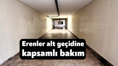 Kocaeli Büyükşehir Belediyesi, Gebze Mevlana Mahallesi Erenler Caddesi’ndeki alt geçitte