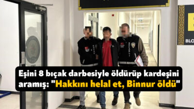 Kocaeli'nin Derince ilçesinde 4 çocuğunun annesi olan eşini, 8 bıçak