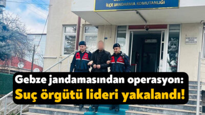 Kocaeli İl Jandarma Komutanlığı’na bağlı ekipler, 24 Kasım’da meydana gelen