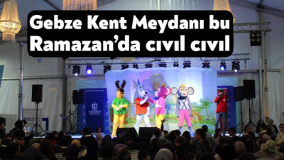 Kocaeli Büyükşehir Belediyesi tarafından Gebze Kent Meydanı’nda kurulan Ramazan Çadırı’nda
