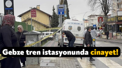 Kocaeli'nin Gebze ilçesindeki tren istasyonunda tabancayla vurulan kadın yaşamını yitirdi.