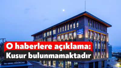 Körfez’in Mimar Sinan Mahallesi’ndeki altyapı çalışmaları sonrası bir apartmanın birinci