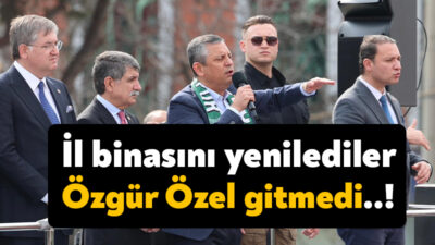 CHP Kocaeli İl Başkanlığı Binası geçtiğimiz günlerde yenilendi. Bugün miting